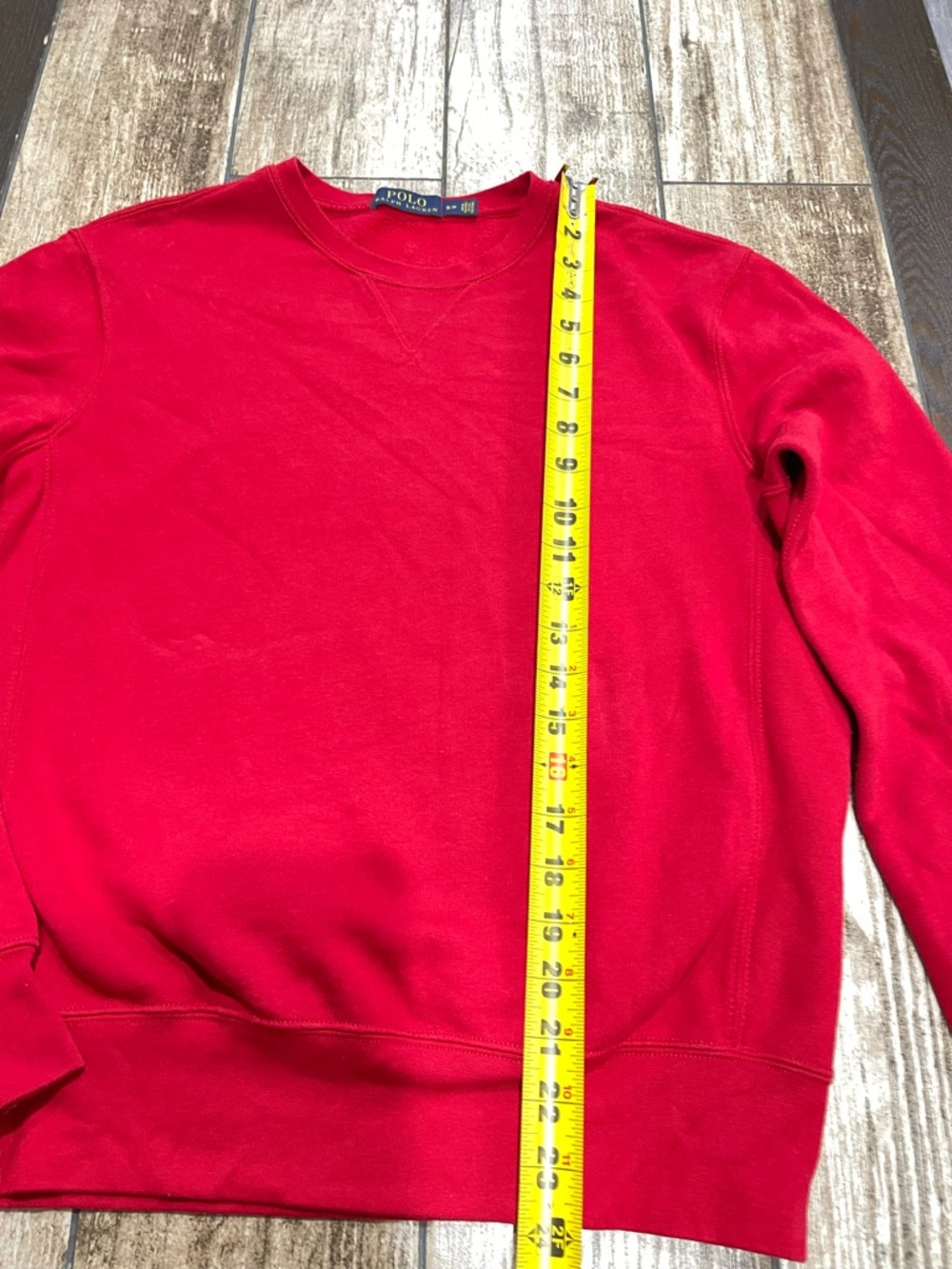 Polo Ralph Lauren sweatshirt in red Men’s size Small - Picture 7 of 8